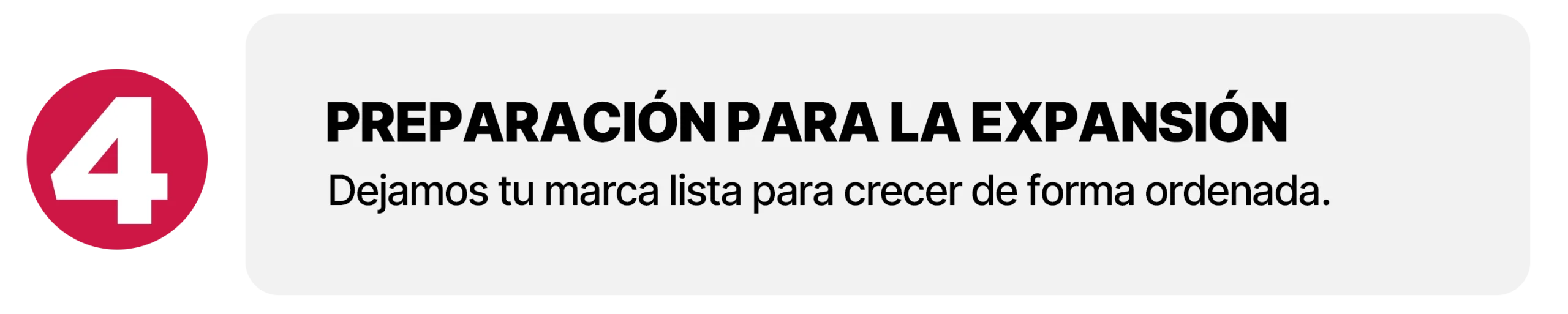 Preparación para la expansión canudas franquicias